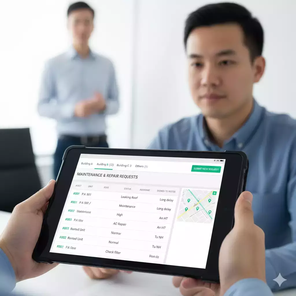 Làm thế nào để quản lý yêu cầu bảo trì & sửa chữa trên nhiều bất động sản?